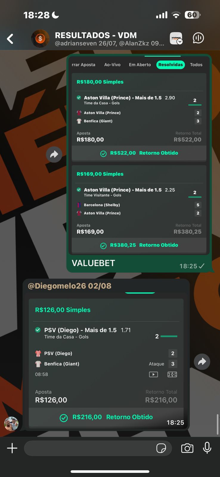 Resultado de Aluno VDM